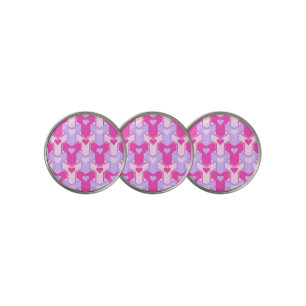 Valentine Hearts Pattern Golf Ball Marker