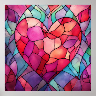 Valentine Hearts Poster