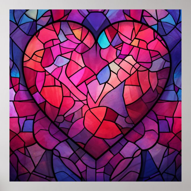 Valentine Hearts Poster (Front)