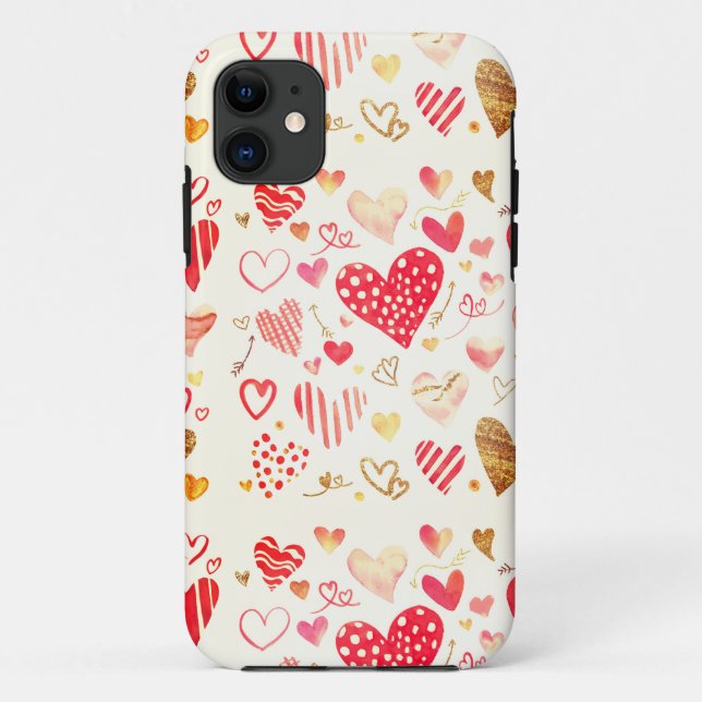 Valentine Hearts Speck  Case-Mate iPhone Case (Back)