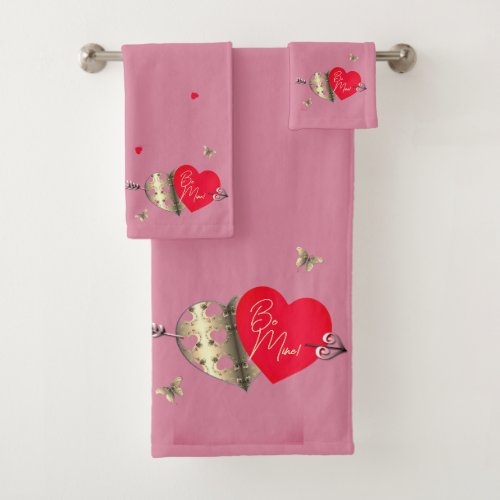 Valentine Hearts Towel