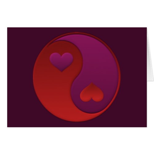 Valentine Hearts Yin Yang