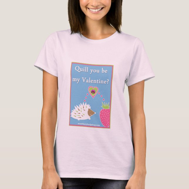 Valentine Hedgehog T-Shirt (Front)