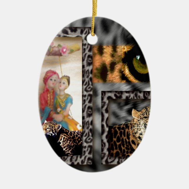 Valentine Hero Ceramic Ornament (Front)