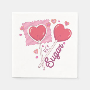 Valentine Hey Sugar Napkins