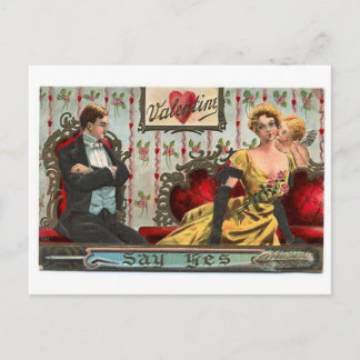 Valentine Holiday Postcard