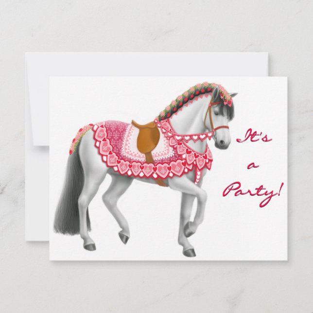 Valentine Horse Invitation (Front)