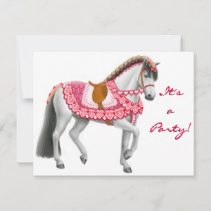 Valentine Horse Invitation