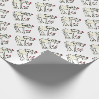 Valentine Horse Wrapping Paper