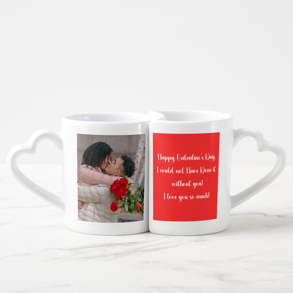 Discover Valentine I Could Not Have Done it Without You Coffee Mug Set