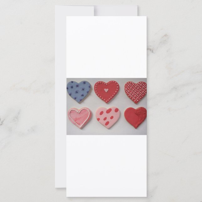 Valentine I Heart Cookies (Front)