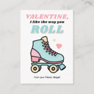 Valentine I Like the Way You Roll Note Card