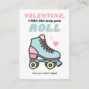 Valentine I Like the Way You Roll Note Card