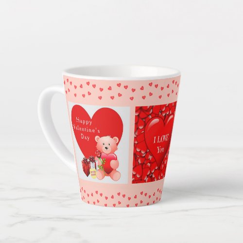 Valentine I Love You Holiday  Latte Mug