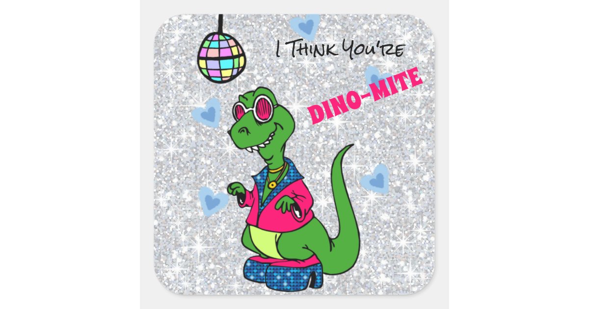 Dino Mite - Sticker Sheet Stickers Dinosaur, Scrapbook