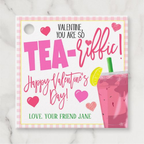 Valentine Iced Tea Gift Tags