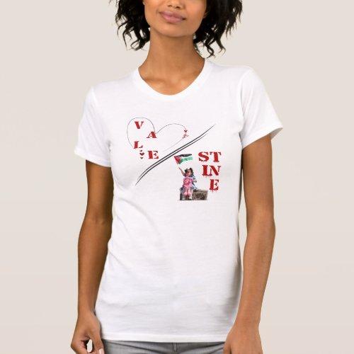 Valentine in Palestine T_Shirt