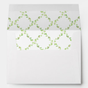 Valentine Ivy and Rosebud Envelope
