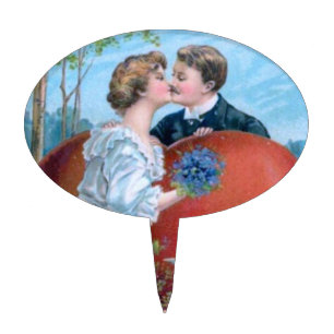 Valentine Kiss! - Cake Topper