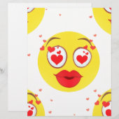 Valentine kiss Emoji (Front/Back)
