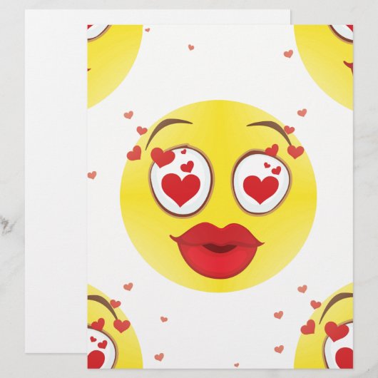 Valentine kiss Emoji (Front/Back)