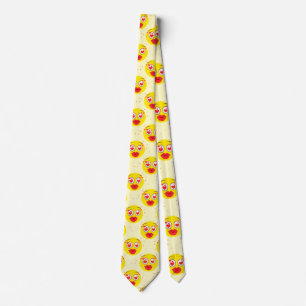 Valentine kiss Emoji Tie