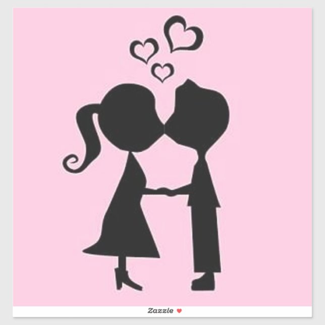 VALENTINE KISS STICKER (Sheet)
