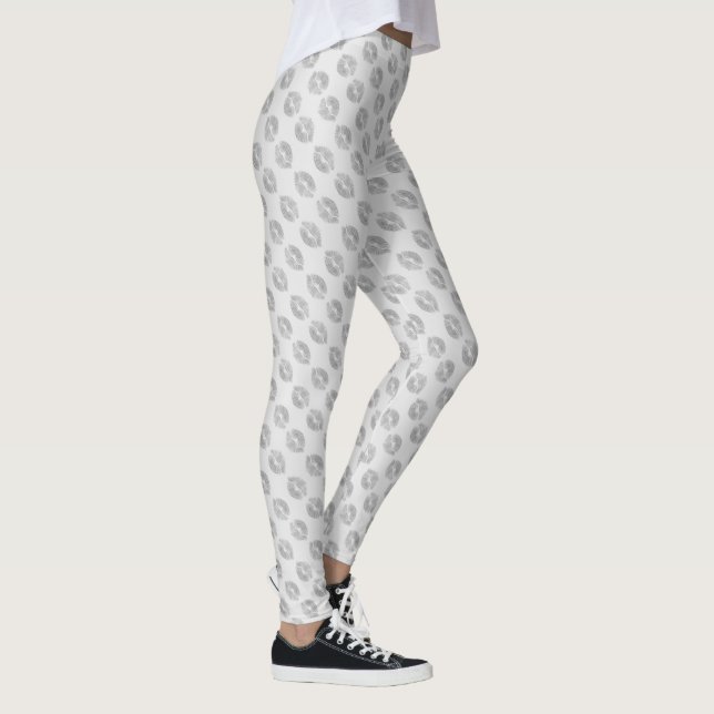 Valentine Kisses Leggings Kiss You All Over Gifts (Right)