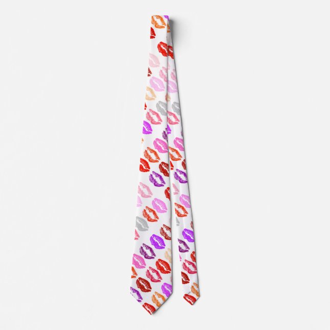 Valentine Kisses Neck Tie (Front)