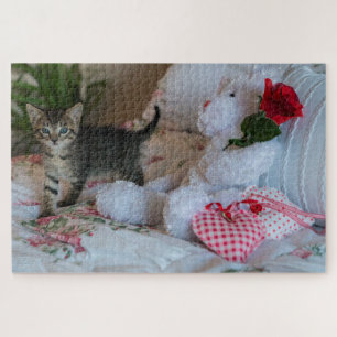 valentine kitten puzzle