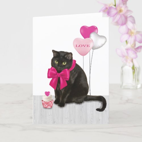 Valentine Kitty Card