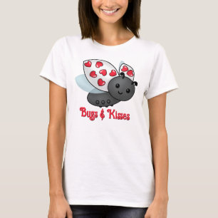 Valentine Ladybug Bugs & Kisses T-Shirt