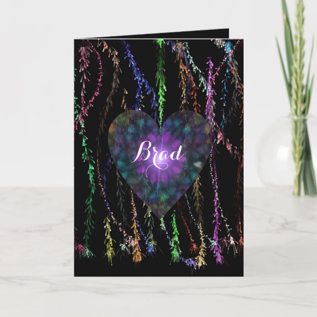 Valentine Light Show Holiday Card (Front)