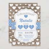 Valentine Little Sweetheart First 1st Birthday Invitation (Front/Back)