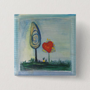 Valentine , Love Badge Button