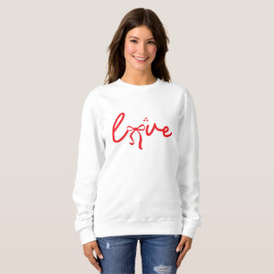 Valentine Love Bow Sweatshirt