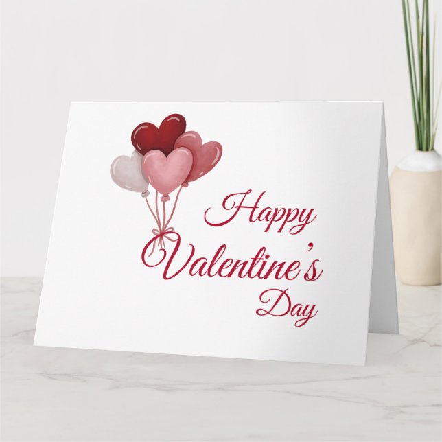 Valentine Love Card | Romantic for Him & Her (Front)