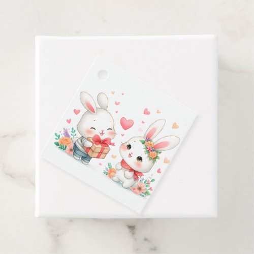 Valentine Love Design Favor Tags