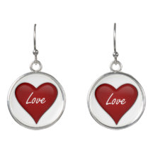 Valentine Love Heart Earrings