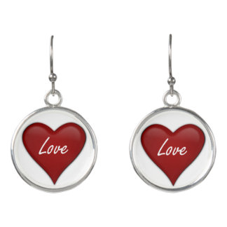 Valentine Love Heart Earrings