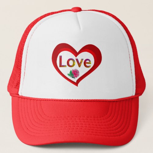 Valentine Love Heart Hat