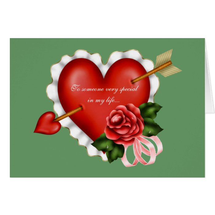 Valentine Love Hearts Greeting Cards