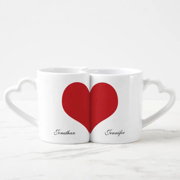 Mugs With Love for lovers Mr and Miss Valentine's day Anniversary gift Box 