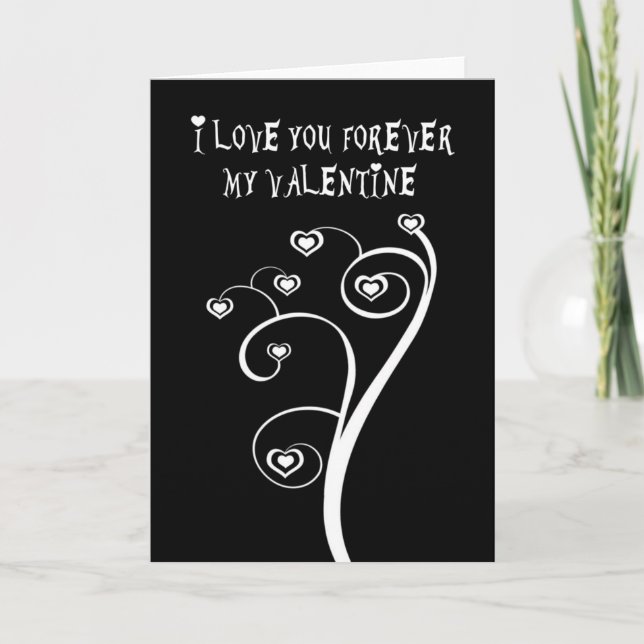 Valentine Love Holiday Card (Front)