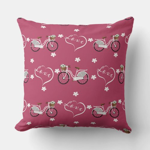 Valentine Love Never Fails Throw Pillow