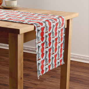 VALENTINE LOVE OF MY LIFE MOUSE  SHORT TABLE RUNNER