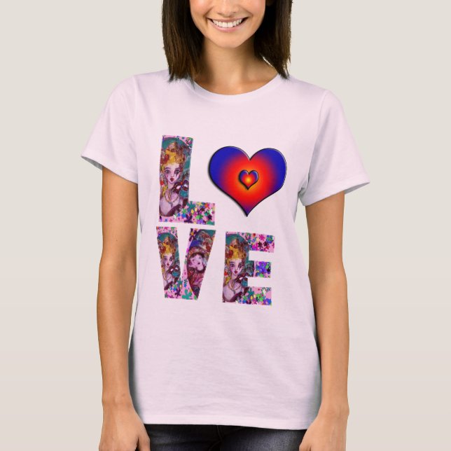 VALENTINE LOVE  VENETIAN MASQUERADE T-Shirt (Front)