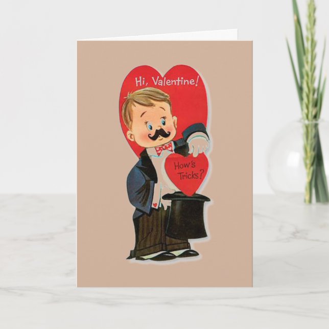 Valentine Magic Holiday Card (Front)