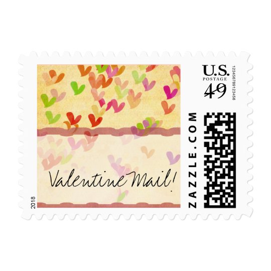 Valentine Mail USPS Heart stamp Zazzle