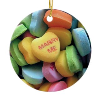 Valentine Marry Me Ornament ornament